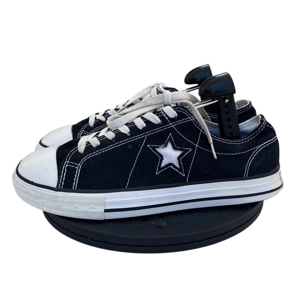 Womens Converse One Star Pro 171327C Skateboarding Athletic Sneaker SZ 10 Black